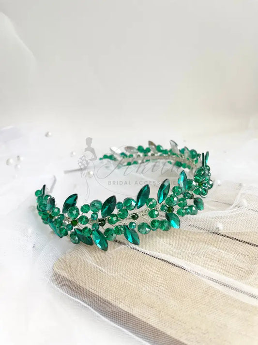 Bridal Green (Emerald)Headband Headband